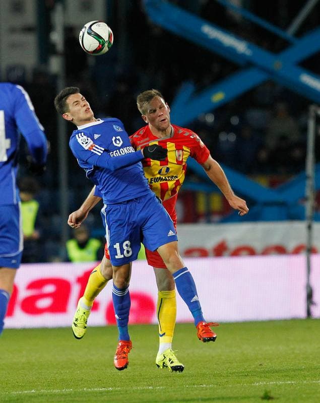 Football. PKO BP Ekstraklasa. Ruch Chorzow - Korona Kielce. 01.12.2015