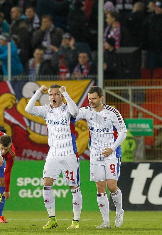 Football. T-Mobile Ekstraklasa. Gornik Zabrze - Piast Gliwice. 14.09.2014
