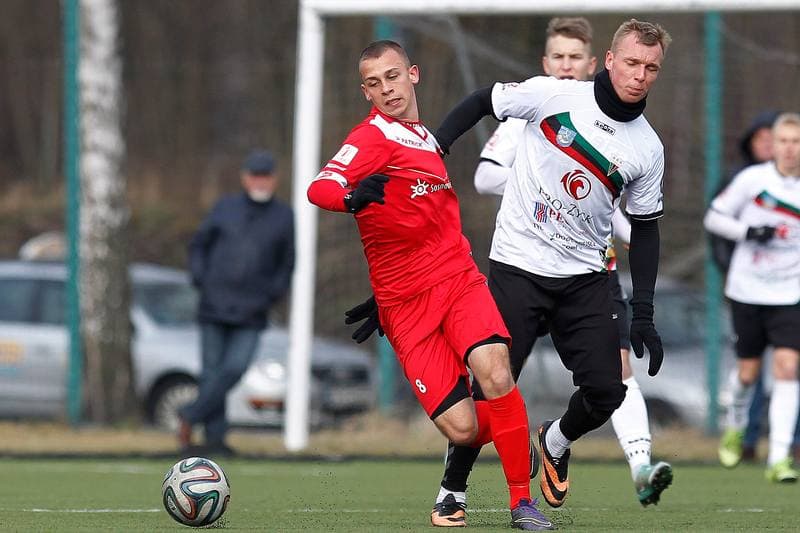 Football. Sparing. Zaglebie Sosnowiec - GKS Tychy. 27.01.2016