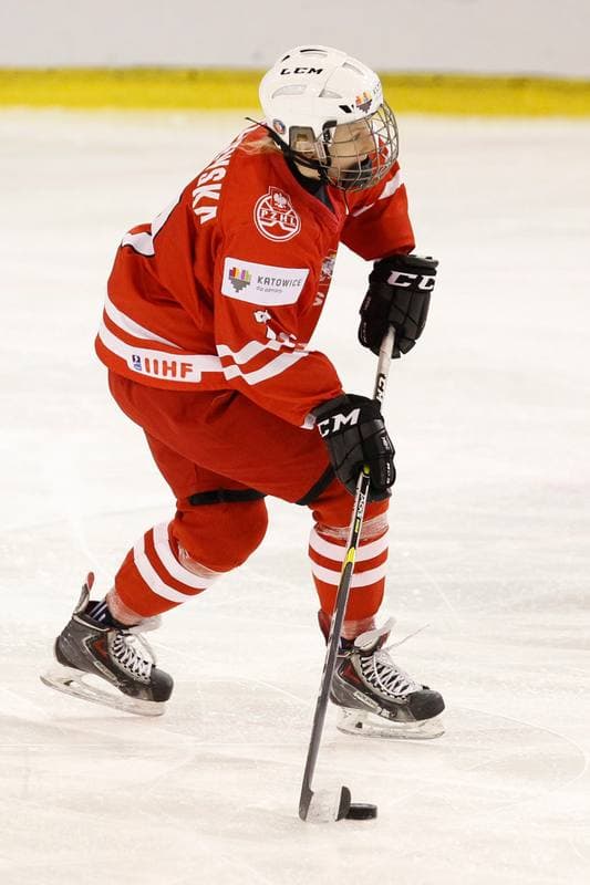 Ice Hockey. Women's World Championship. Latvia - Poland. 12.04.2017