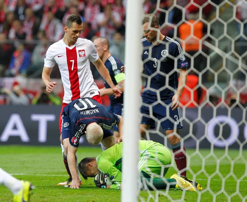 Football. UEFA European Qualifiers. Poland - Scotland. 14.10.2014