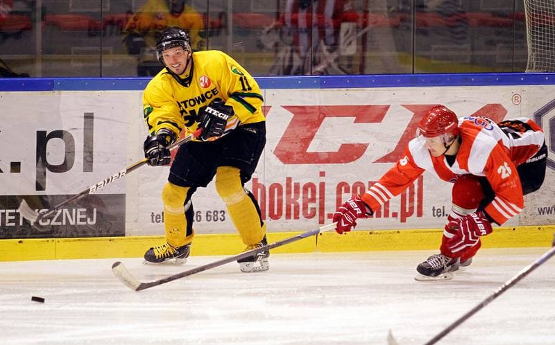 Ice Hockey. Polska Hokej Liga. HC GKS Katowice - Cracovia Krakow. 19.10.2014