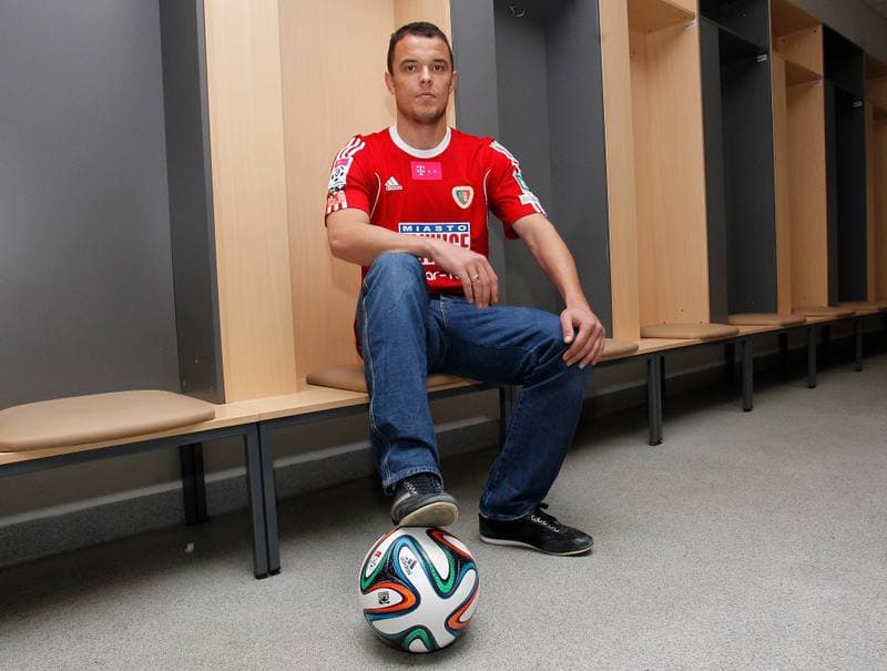Football. Piast Gliwice. Dawid Janczyk. 04.11.2014