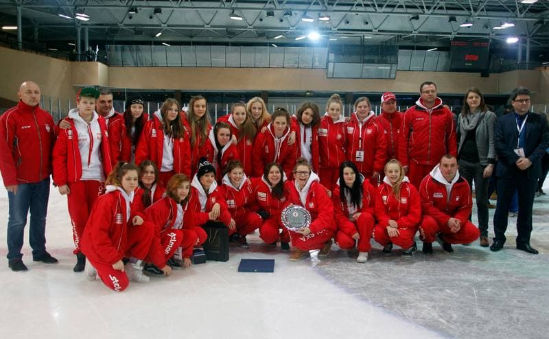 Ice Hockey. Women's U18 World Championship Division I. Poland - Italy. 25.01.2015