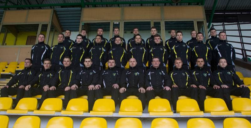 Football. GKS Katowice. Training. 23.02.2015