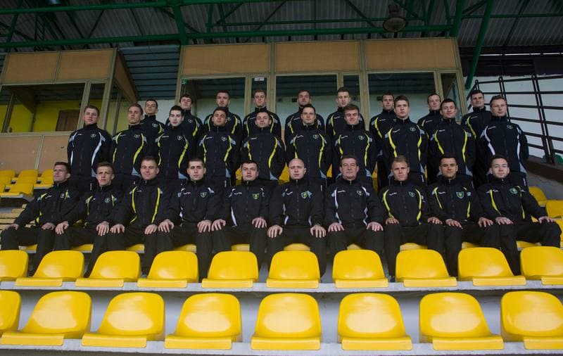 Football. GKS Katowice. Training. 23.02.2015