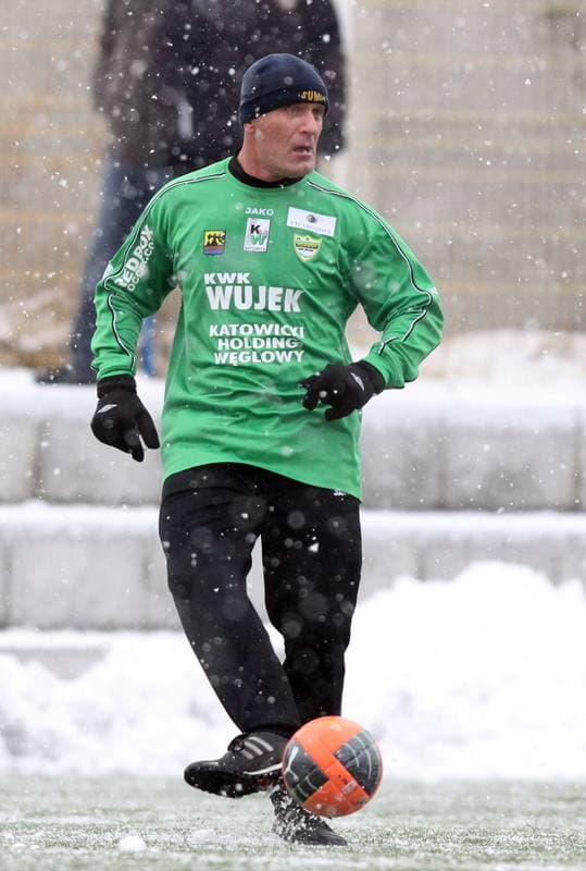 Football. Sparing. Rozwoj Katowice - Ruch Chorzow. 14.01.2012