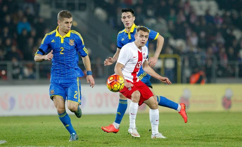 Football. International Friendly. Poland U21 - Ukraine U20. 16.11.2015