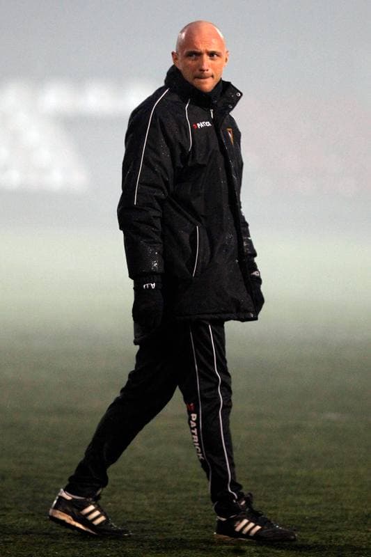 Football. Zaglebie Sosnowiec. Training. 11.01.2016