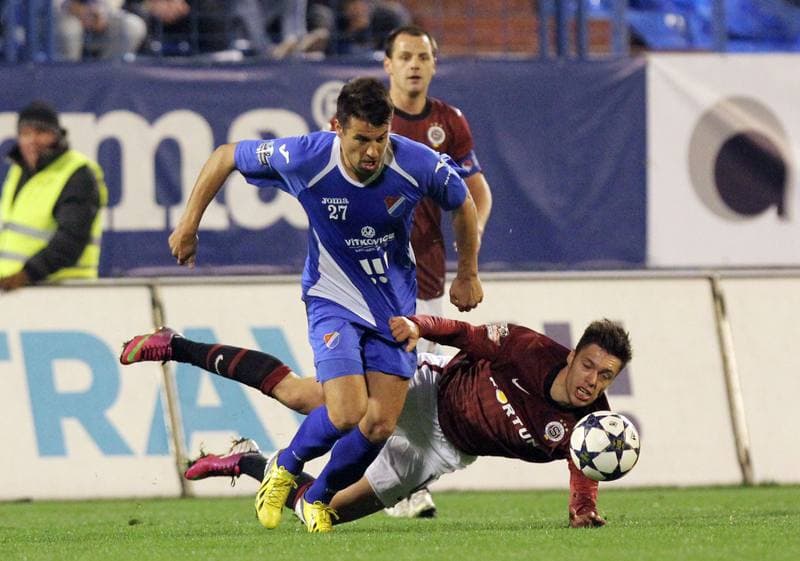 Football. Gambrinus Liga. Banik Ostrava - Sparta Prague. 20.04.2013