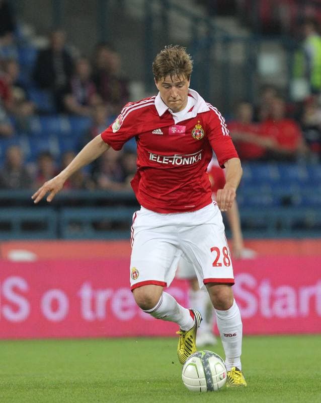 Football. T-mobile Ekstraklasa. Wisla Krakow - Widzew Lodz. 26.04.2013