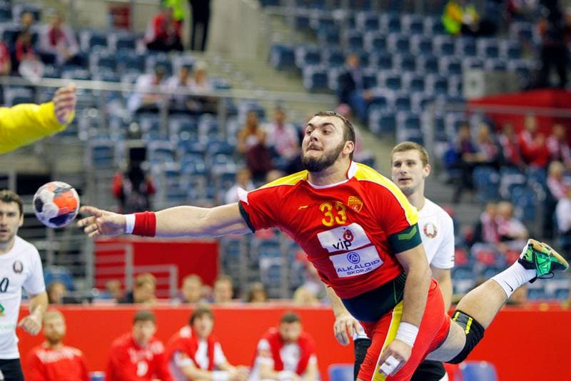 Handball. EHF Euro 2016. FYR Macedonia - Belarus. 27.01.2016