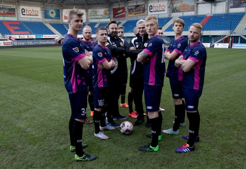 Football. Pilkarski Diament. Press Conference. 02.02.2016