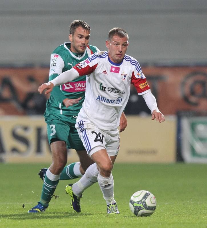 Football. T-Mobile Ekstraklasa. Gornik Zabrze - Slask Wroclaw. 18.10.2013