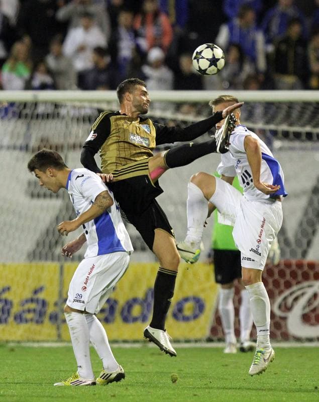 Football. Gambrinus Liga. Banik Ostrava - 1 SC Znojmo. 19.10.2013