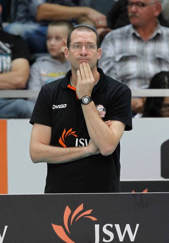 Volleyball. Sparing. Jastrzebski Wegiel - Berlin Recycling Volleys. 01.10.2014