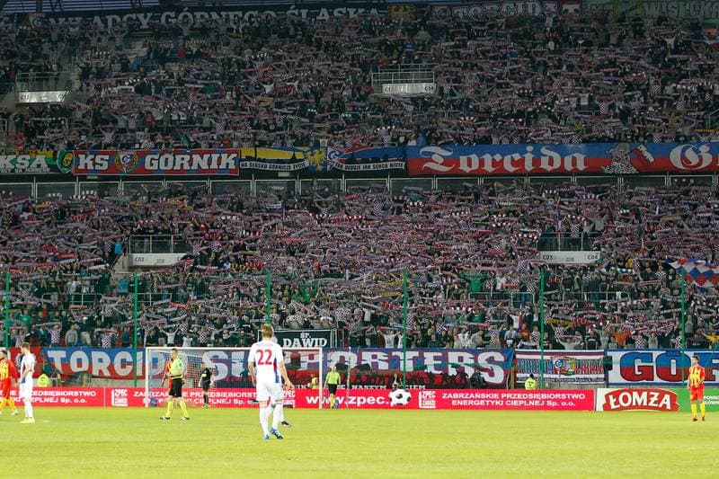 Football. Ekstraklasa. Gornik Zabrze - Korona Kielce. 10.05.2016