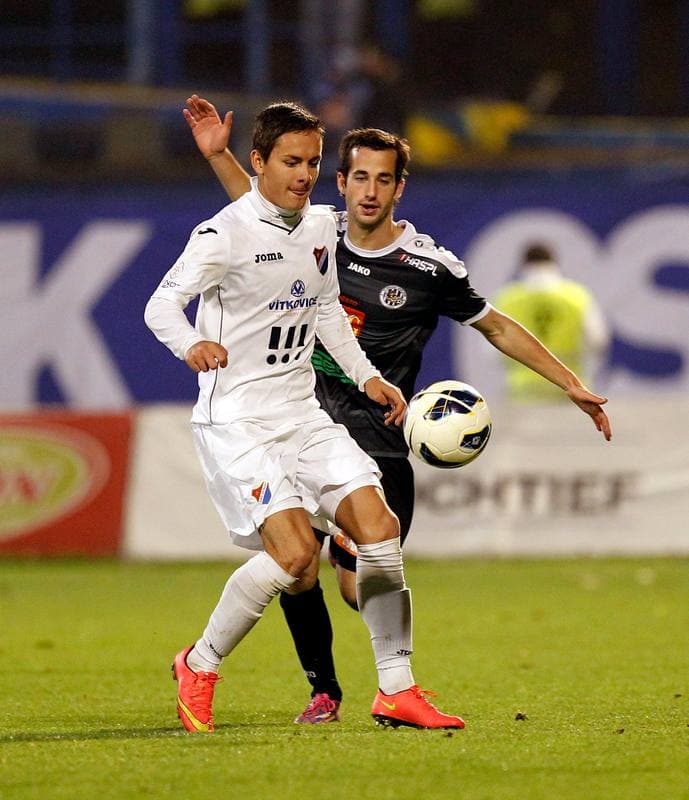 Football. SYNOT LIGA. Banik Ostrava - FC Hradec Kralove. 01.11.2014
