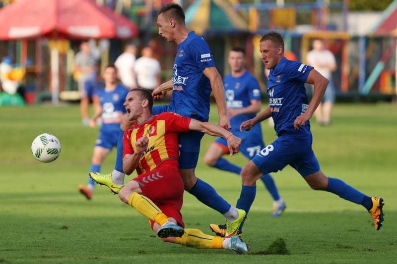 Football. Sparing. Bruk-Bet Termalica Nieciecza - Korona Kielce. 25.06.2016