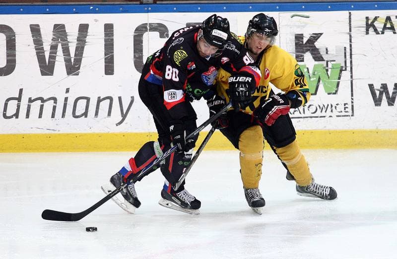 Ice Hockey. Polska Hokej Liga. HC GKS Katowice - Ciarko KH Sanok. 09.01.2015