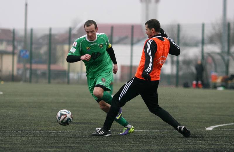 Football. Friendly Match. GKS Belchatow - GKS Katowice. 21.02.2015