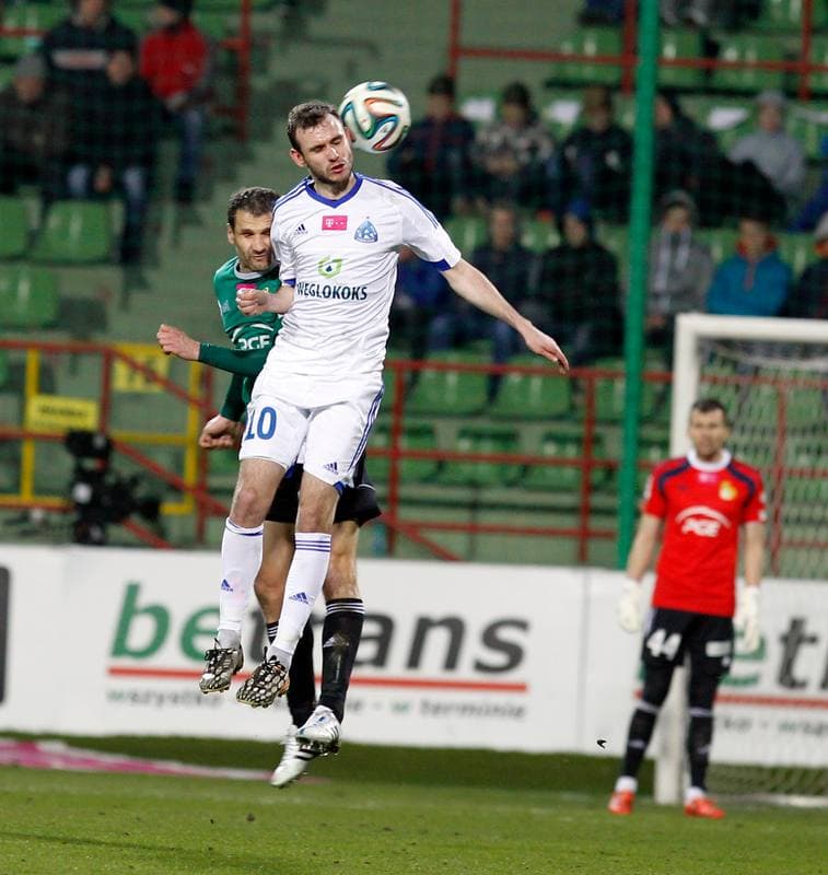 Football. T-Mobile Ekstraklasa. GKS Belchatow - Ruch Chorzow. 16.03.2015