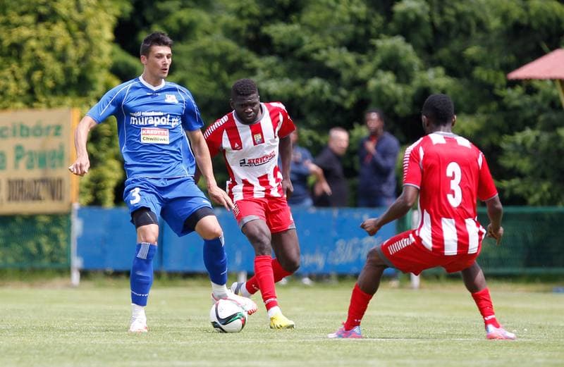 Football. Friendly Match. Podbeskidzie Bielsko Biala - LZS Piotrowka. 24.06.2015