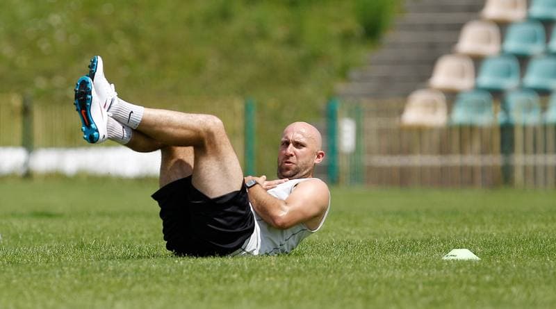 Football. Rozwoj Katowice. Training. 29.06.2015
