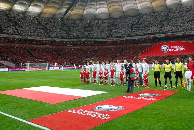 Football. World Cup Qualifiers. Poland - Denmark. 08.10.2016