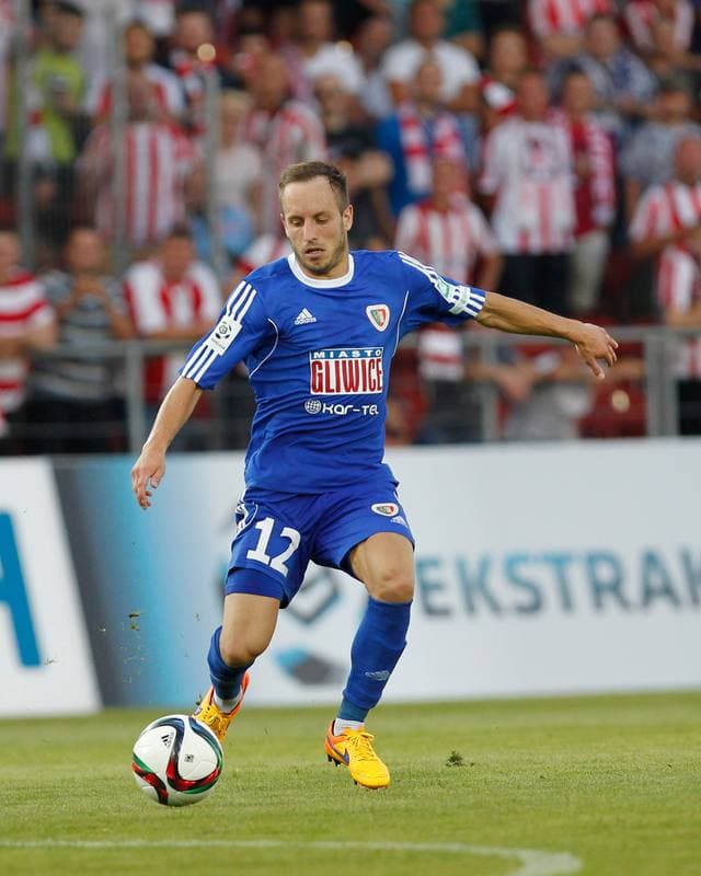 Football. T-Mobile Ekstraklasa. Cracovia Krakow - Piast Gliwice. 13.03.2015