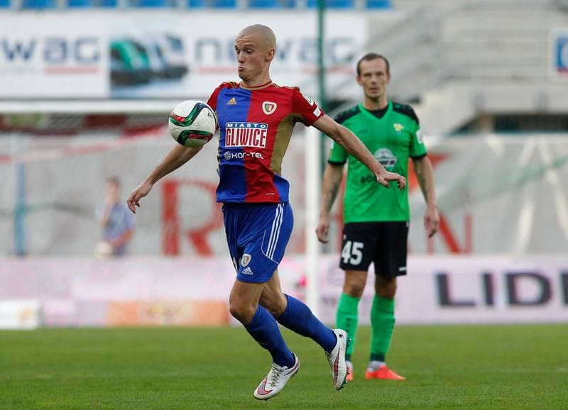 Football. T-Mobile Ekstraklasa. Piast Gliwice - Gornik Leczna. 11.05.2015