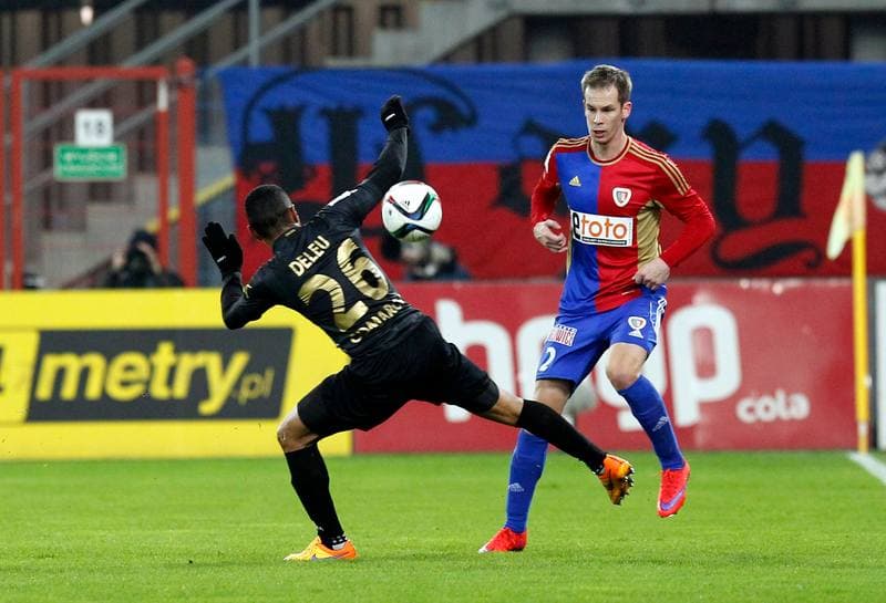 Football. T-Mobile Ekstraklasa. Piast Gliwice - Cracovia Krakow. 09.11.2013