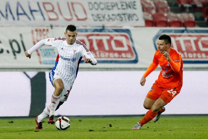 Football. PKO BP Ekstraklasa. Gornik Zabrze - Termalica Bruk-Bet Nieciecza. 12.12.2015