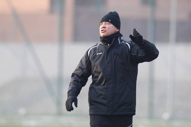 Football. Rozwoj Katowice. Training. 19.01.2016