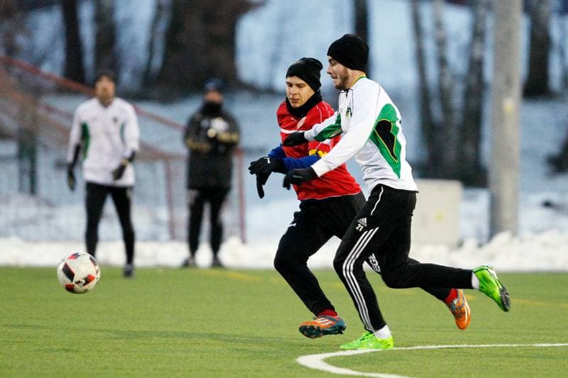 Football. Sparing. Polonia Bytom - Pniowek Pawlowice. 08.02.2017