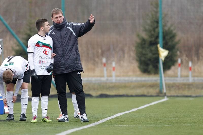 Football. Sparing. Zaglebie Sosnowiec - GKS Tychy. 27.01.2016