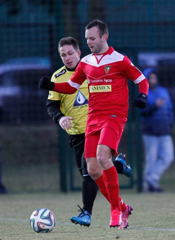 Football. Sparing. Zaglebie Sosnowiec - Gornik Piaski. 24.02.2016