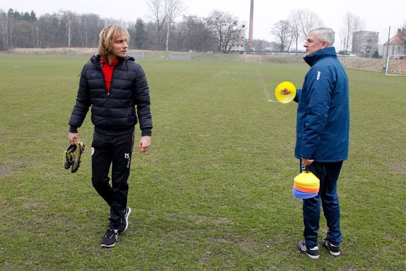 Football. Piast Gliwice. Training. 15.03.2017