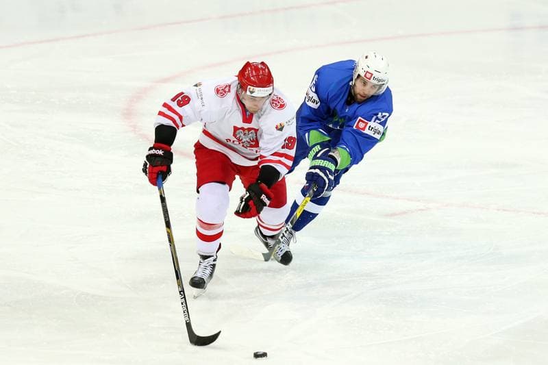 Ice Hockey. World Championship Division 1A. Poland - Slovenia. 26.04.2016