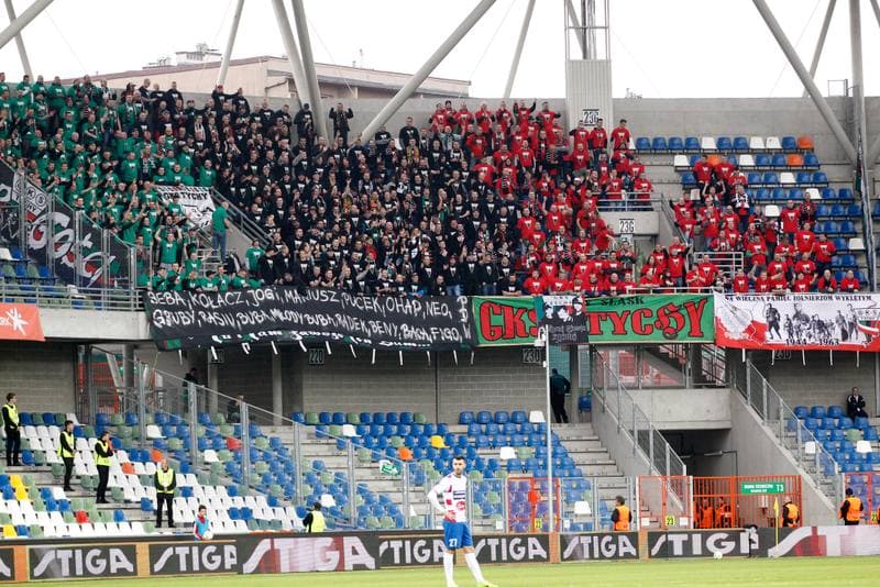 Football. Nice I Liga. Podbeskidzie Bielsko-Biala - GKS Tychy. 13.05.2017