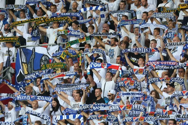 Football. HET Liga. Banik Ostrava - Slavia Prague. 06.08.2017