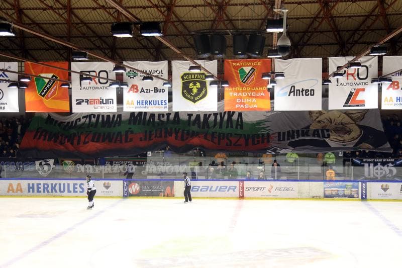 Ice Hockey. Tauron Hokej Liga. Naprzod Janow - Tauron KH GKS Katowice. 24.09.2017