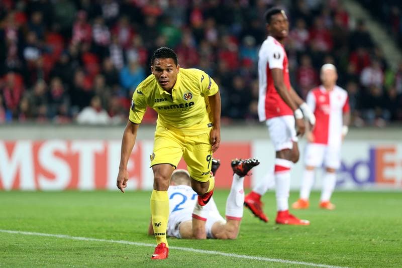 Football. UEFA Europa League. Slavia Prague - Villarreal CF. 02.11.2017