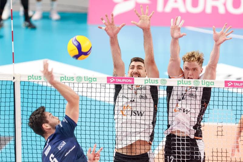 Volleyball. PlusLiga. Jastrzebski Wegiel - PGE Projekt Warszawa. 01.10.2024