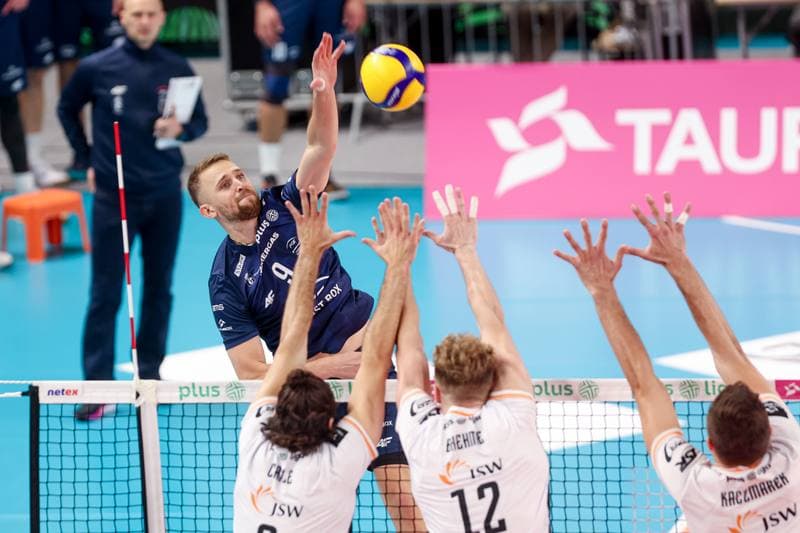 Volleyball. PlusLiga. Jastrzebski Wegiel - PGE Projekt Warszawa. 01.10.2024