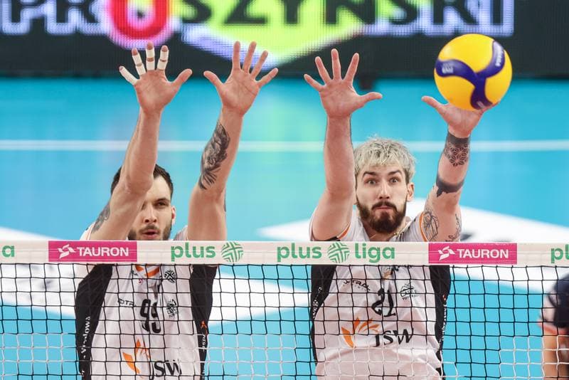 Volleyball. PlusLiga. Jastrzebski Wegiel - PGE GiEK Skra Belchatow. 09.02.2025