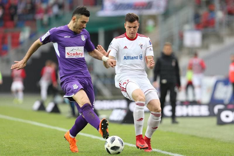 Football. Lotto Ekstraklasa. Gornik Zabrze - Sandecja Nowy Sacz. 31.03.2018