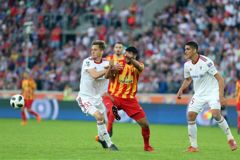 Football. Lotto Ekstraklasa. Gornik Zabrze - Korona Kielce. 09.05.2018
