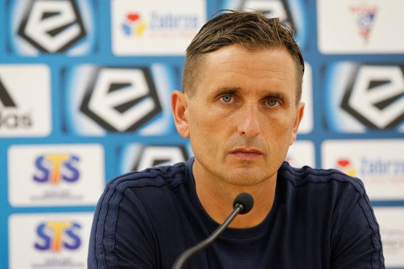 Football. Gornik Zabrze. Press Conference. 25.07.2018