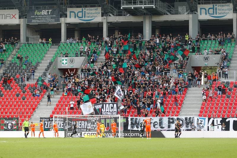 Football. Fortuna I Liga. GKS Tychy - Bruk-Bet Termalica Nieciecza. 11.08.2018